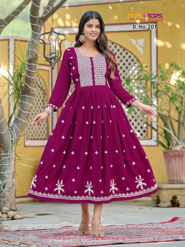 Tips And Tops Lakhnavi Vol 2 Fancy Kurti Collection